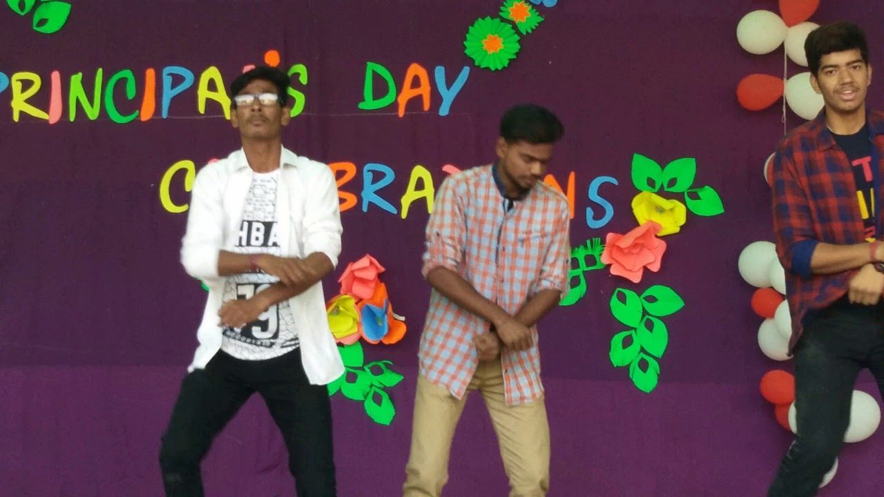 Funny dance on principal day,Christ the king inter college