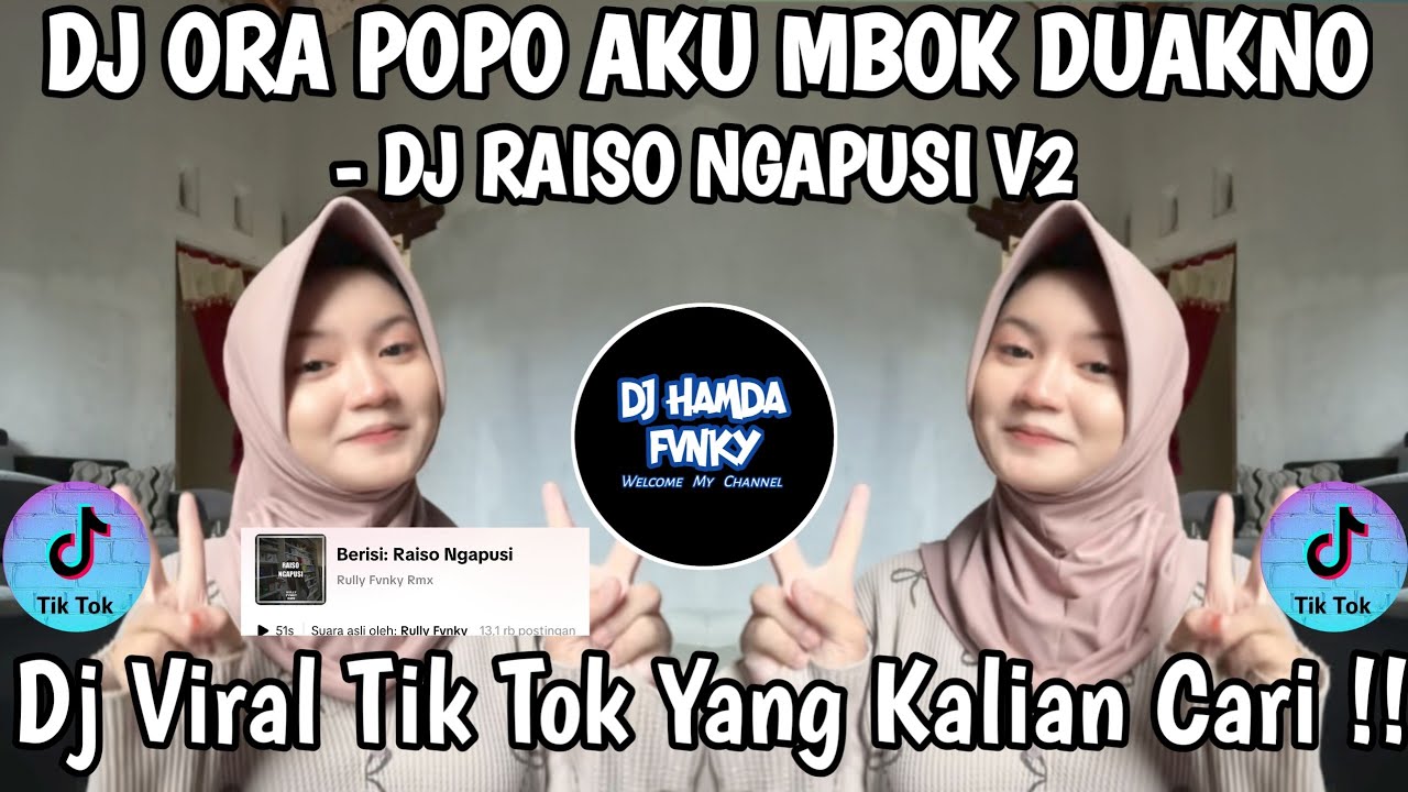 DJ ORA POPO AKU BOK DUAKNO 🎶 DJ RAISO NGAPUSI V2 BY RULLY FVNKY 🎶 DJ VIRAL TIK TOK 2025 !! 