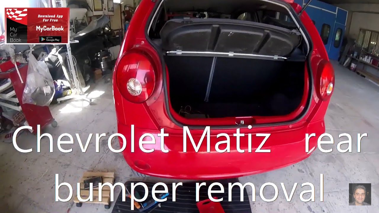 Chevrolet Matiz/Spark 2005-2009  rear bumper removal