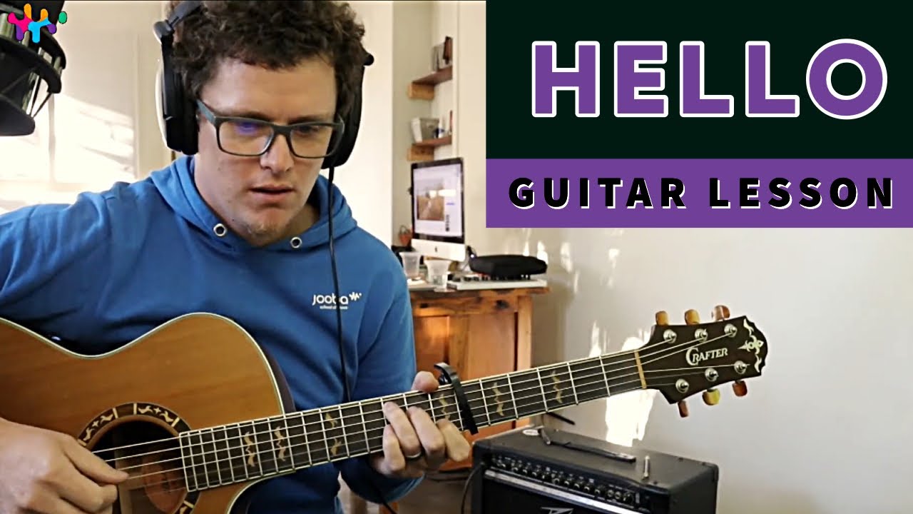 Урок по игре на гитаре Hello by Hollow Coves