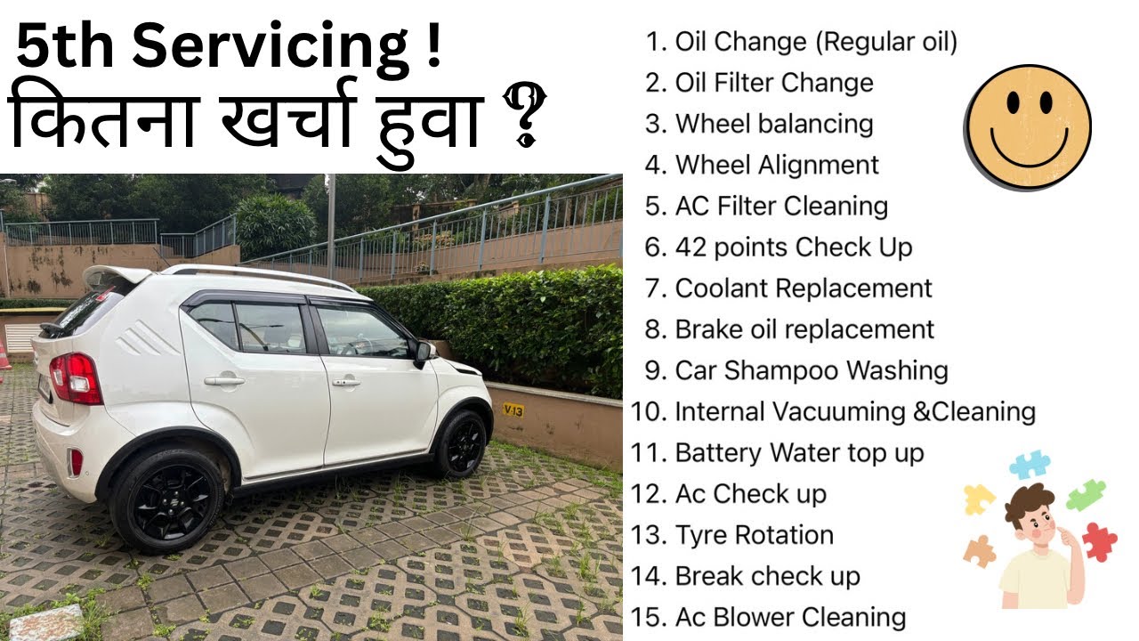 maruti ignis 5th service cost| Maruti ignis maintenance cost
