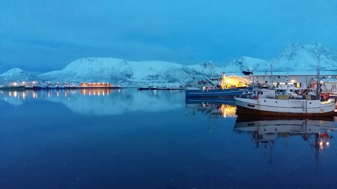 Myre village in Vester&aring;len Northern Norway