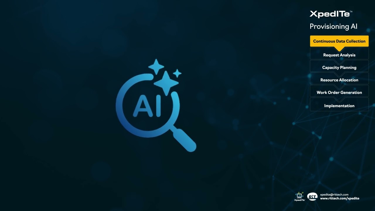 RiT Tech's XpedITe Provisioning AI Module