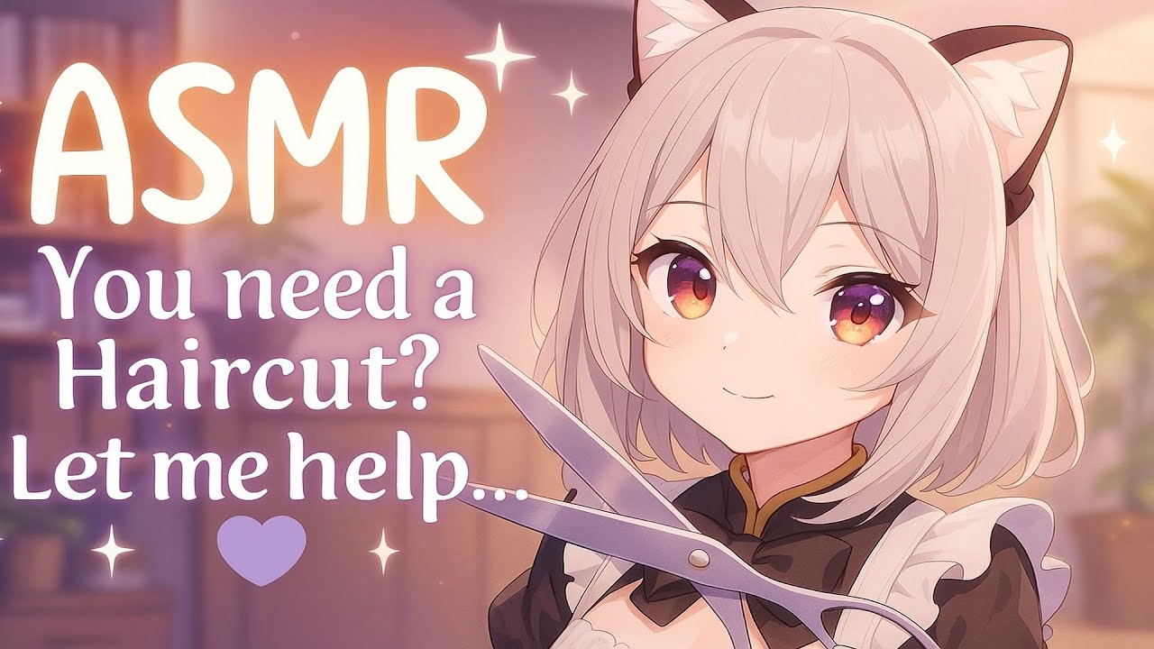 ASMR 💜 Maid Haircut / Roleplay【Vrchat】