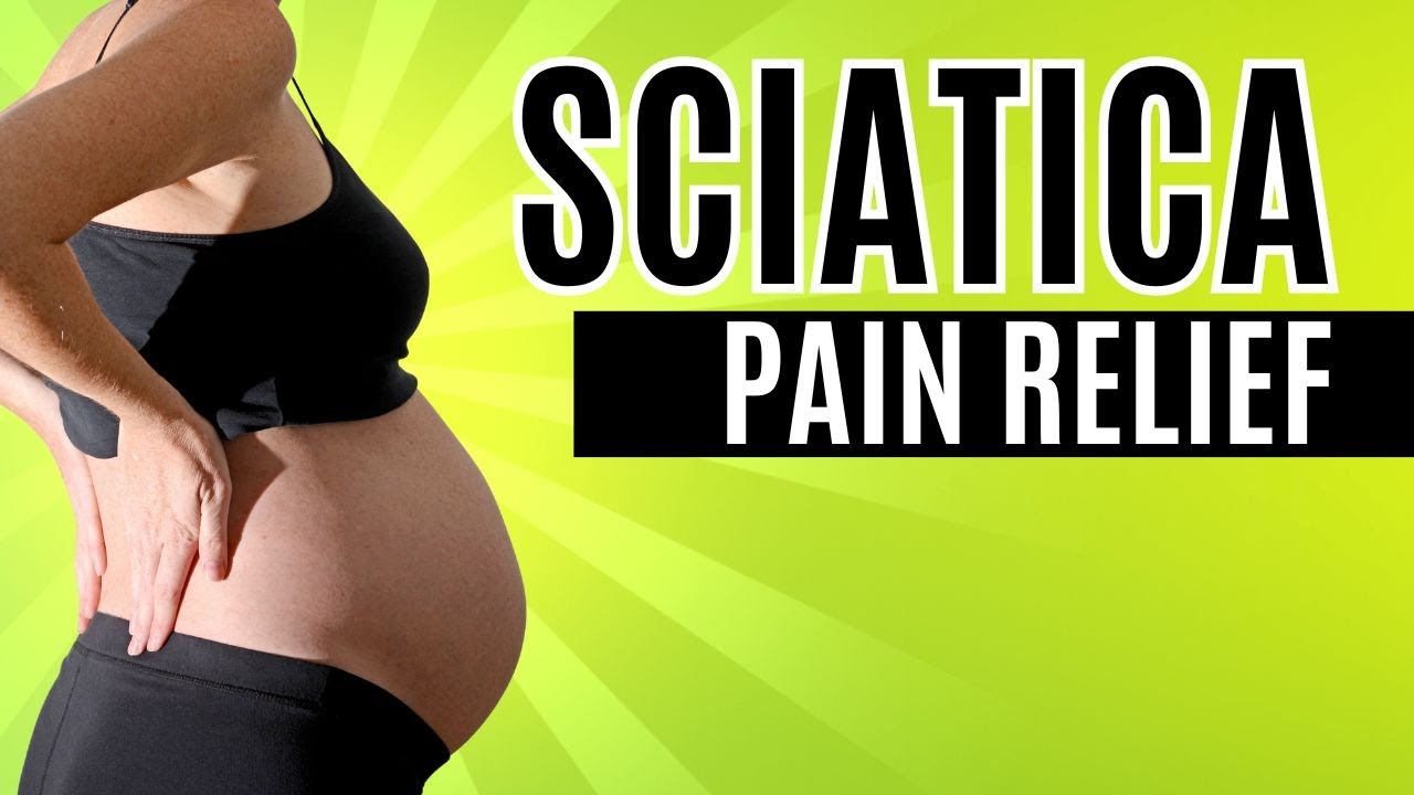 How to Stop Sciatica when Pregnant.  Effective Home Exercises to Stop Sciatic Nerve Pain.