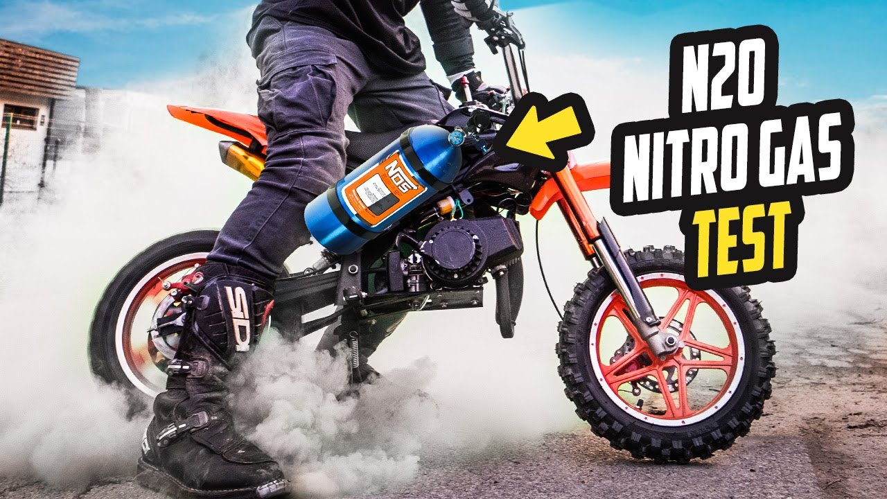Nitro Gas TEST on Motorcycle - Full Power!