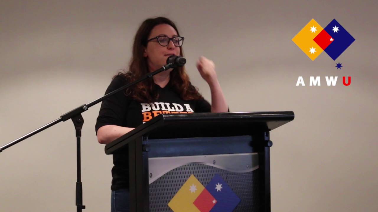 Van Badham - AMWU QLD/NT State Conference 2016