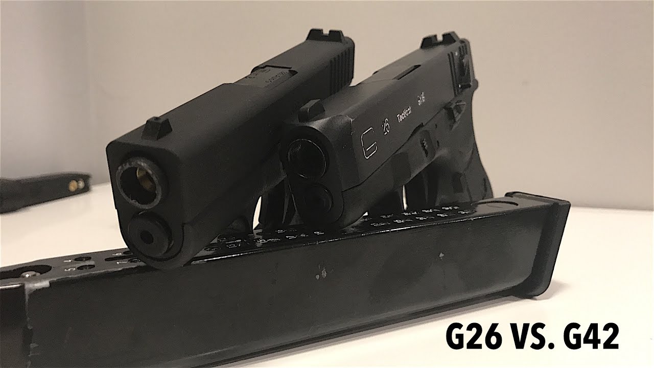 Baby Glock Comparison! Stark Arms G42 & WE G26