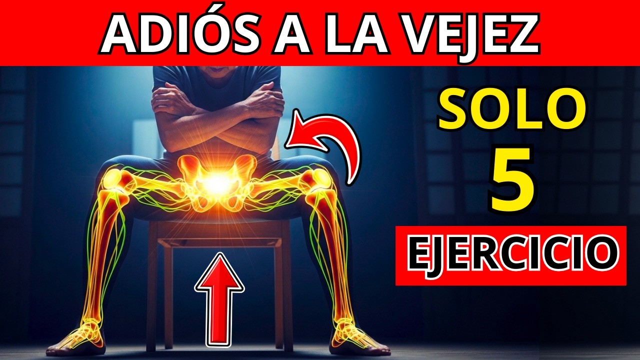 ¿Más de 60? Estos 5 Ejercicios Japoneses DUPLICAN Tu Fuerza en Piernas (Sin Gimnasio)