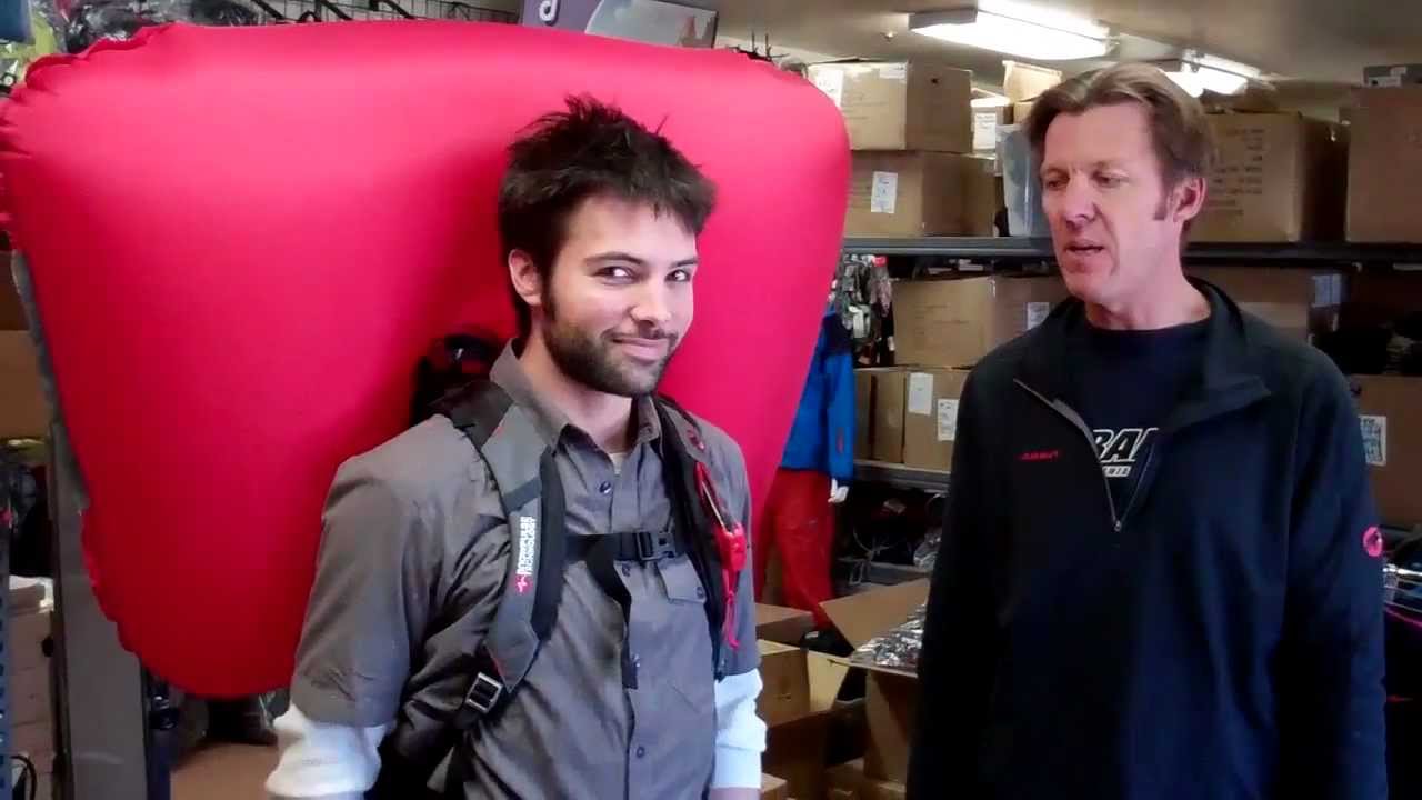 Using the Mammut Ride R.A.S. Avalanche Airbag Backpack