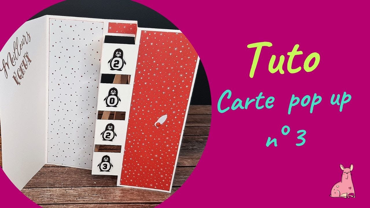 Tuto carte pop up n° 3 : carte escalier