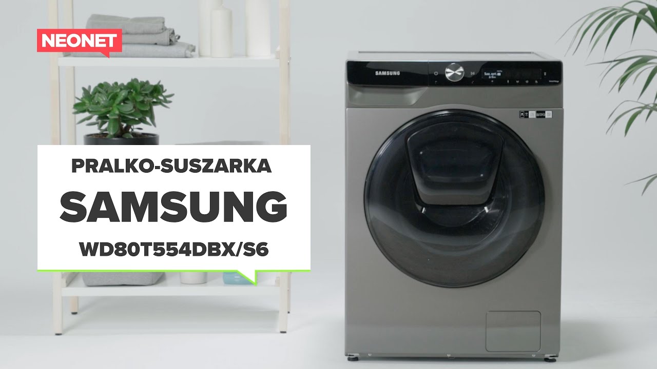 PRALKO-SUSZARKA SAMSUNG WD80T554DBX