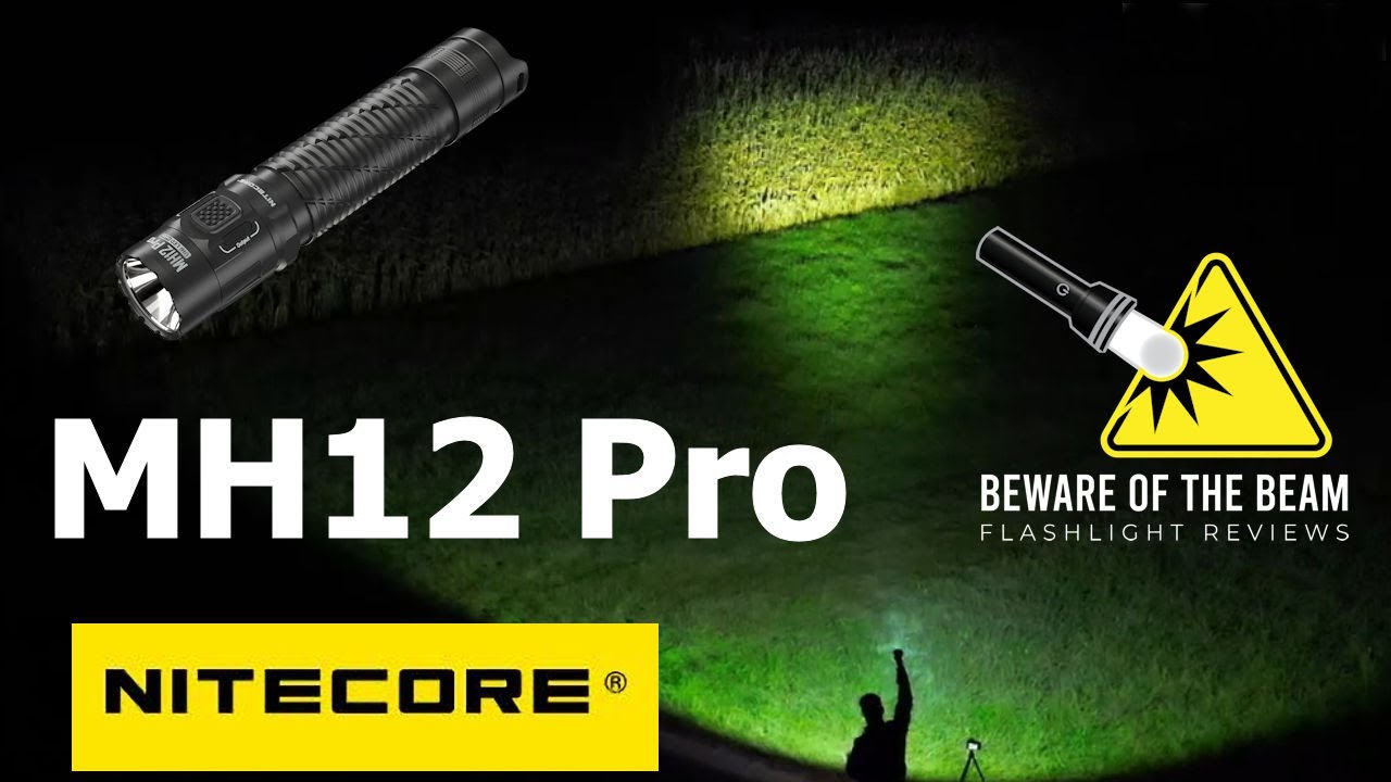 Nitecore MH12 Pro LED flashlight  review vs. MH12SE vs Fenix TK20R V2.0