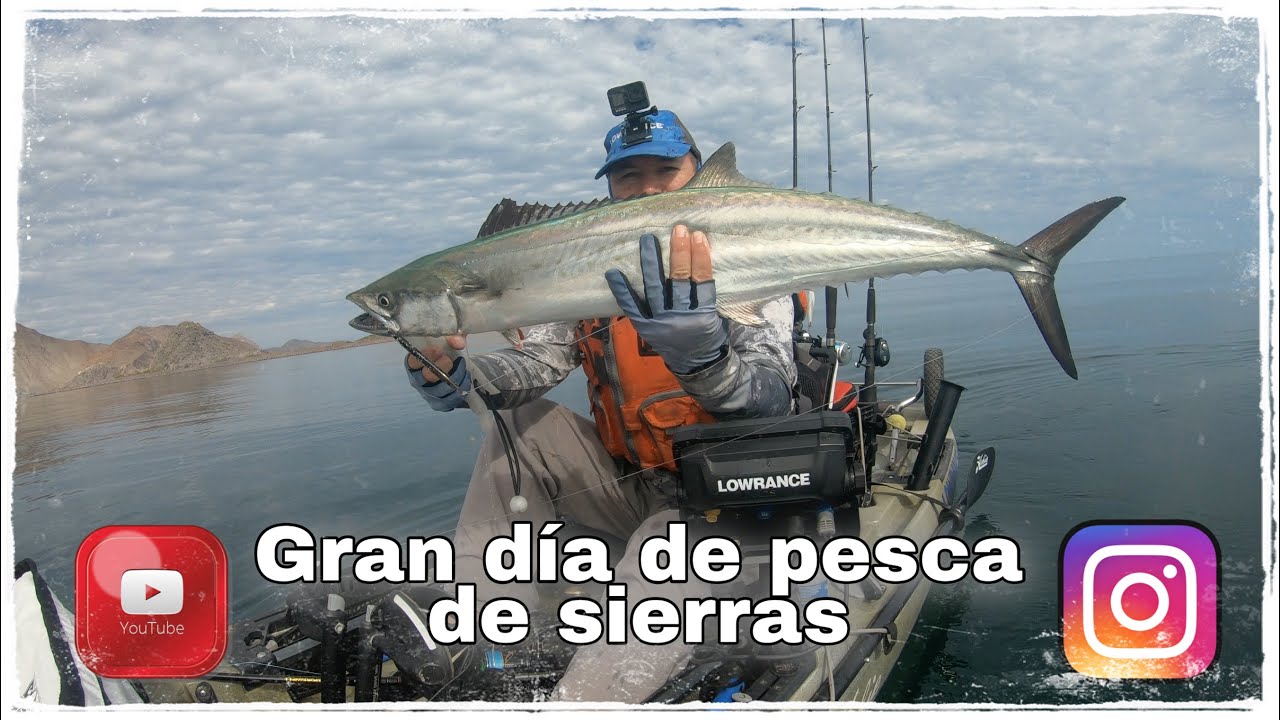 PESCA EN KAYAK- Pesca de Sierras en San Luis Gonzaga/ Sierra Fishing/ English Subtitles