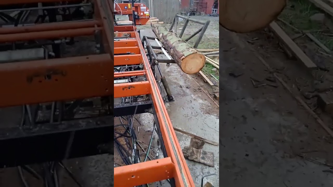 diy sawmill hydraulic #sawmill#mod