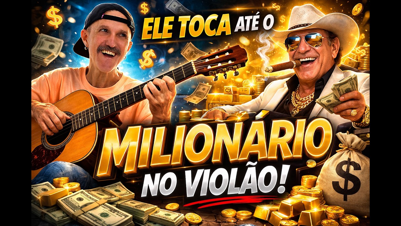 Milionários no violão solo-Sonha em tocar violão?Posso te ensinar, link na descrição!