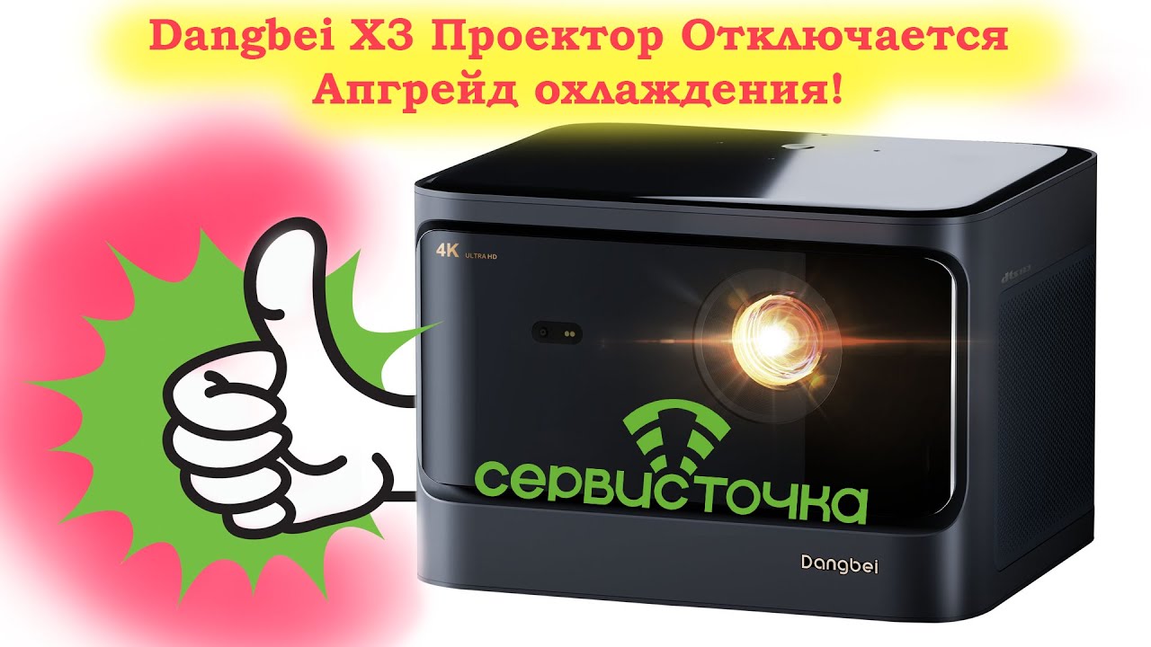 Dangbei X3 - Проектор Отключается. Апгрейд охлаждения!