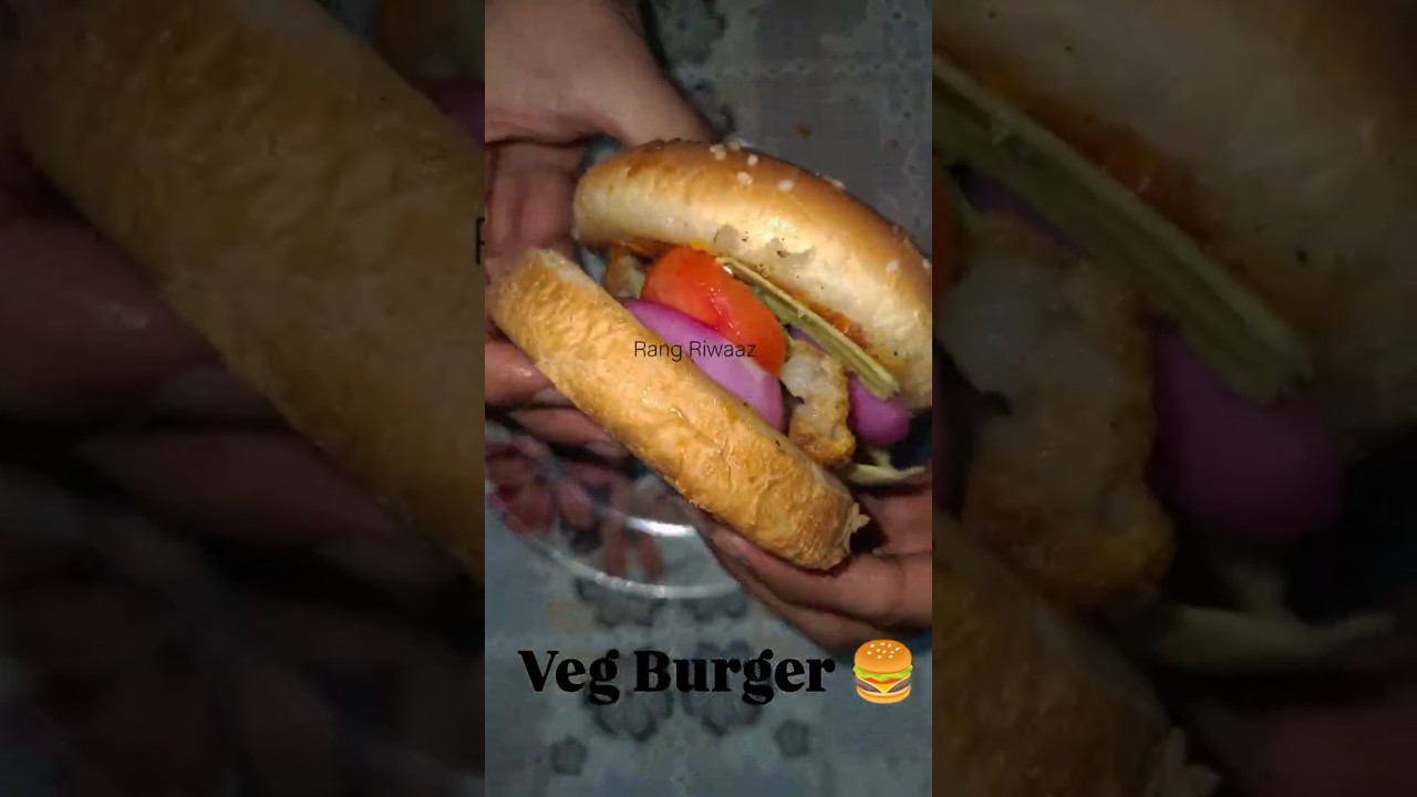 Easy Veg Burger Recipe 😍 | Quick & Tasty 