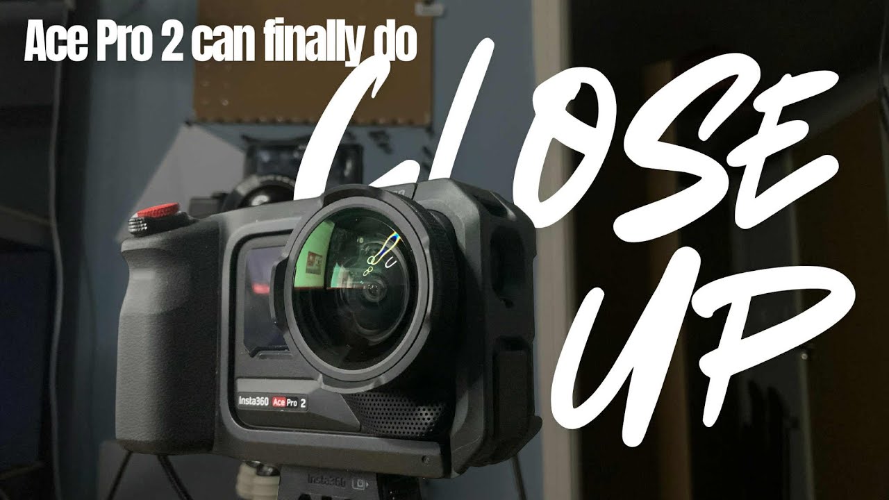 Action Cameras used to be bad at close up... Insta360 Ace Pro 2 Close Up Lens