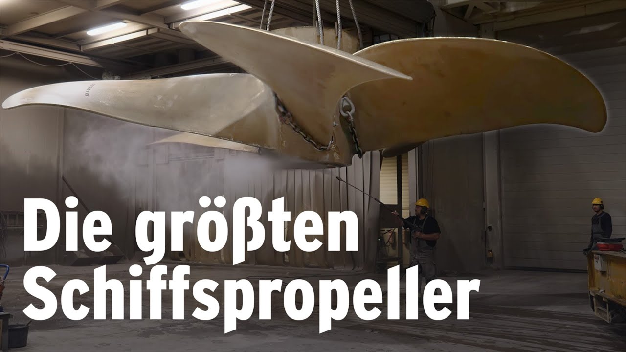 Die größten Schiffspropeller von MMG aus Waren an der Müritz