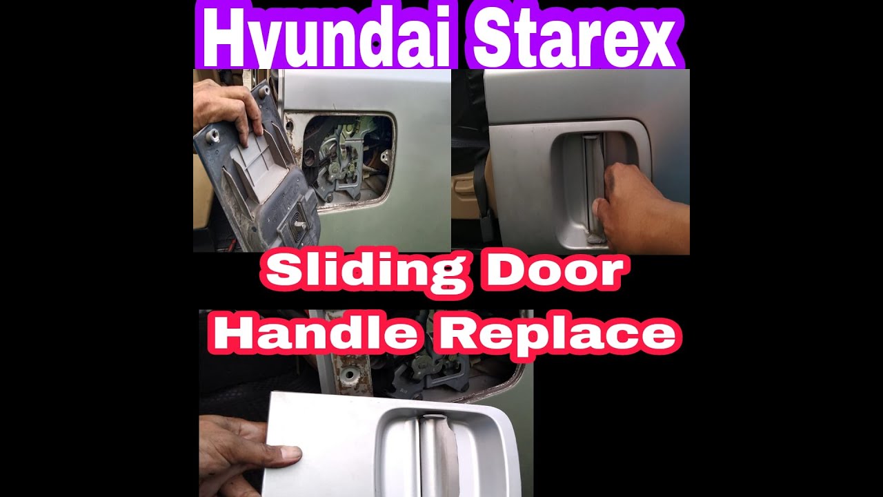 Hyundai starex door handle  Replace || Tukar Pemegang Luar Sliding Hyundai Starex