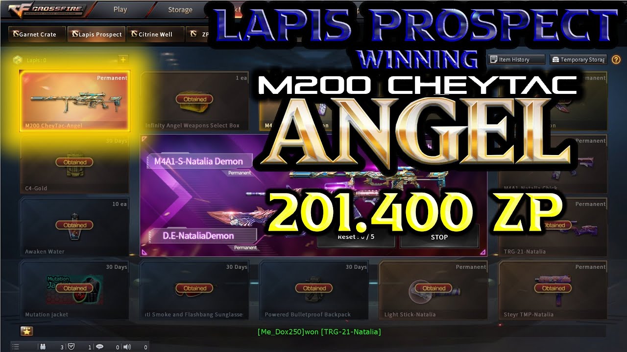 Winning M200 Cheytac Angel | Lapis Prospect | Crossfire West