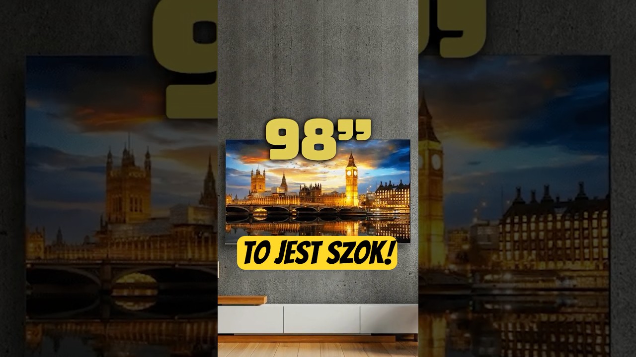 TV 4K 98 CALI za SZOKUJĄCO małe pieniądze! Rekord pobity