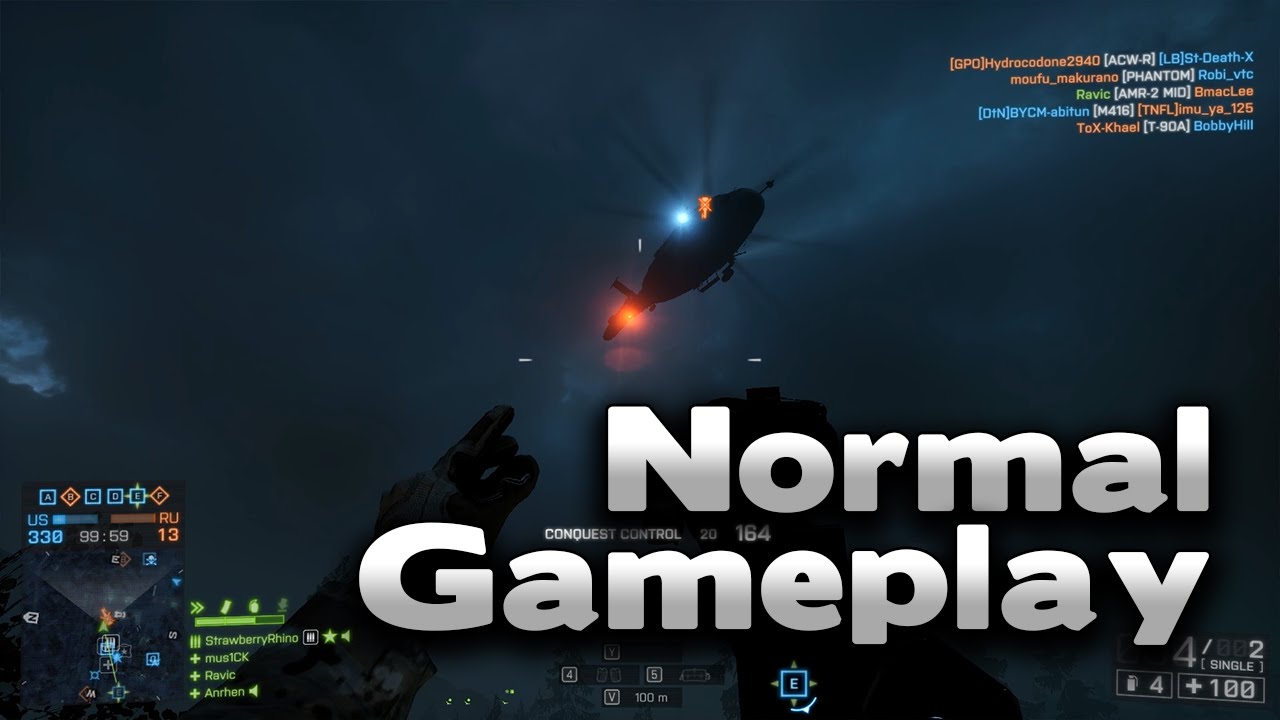 Battlefield 4 Just Normal Gameplay - SCAR-H Edition