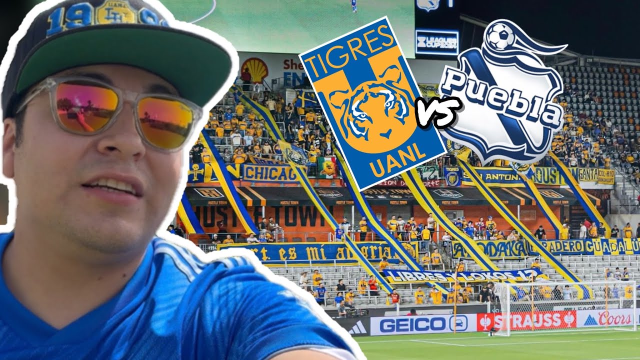 Tigres vs Puebla en Houston, primer jornada de la leagues cup desde la tribuna 🤘🏻