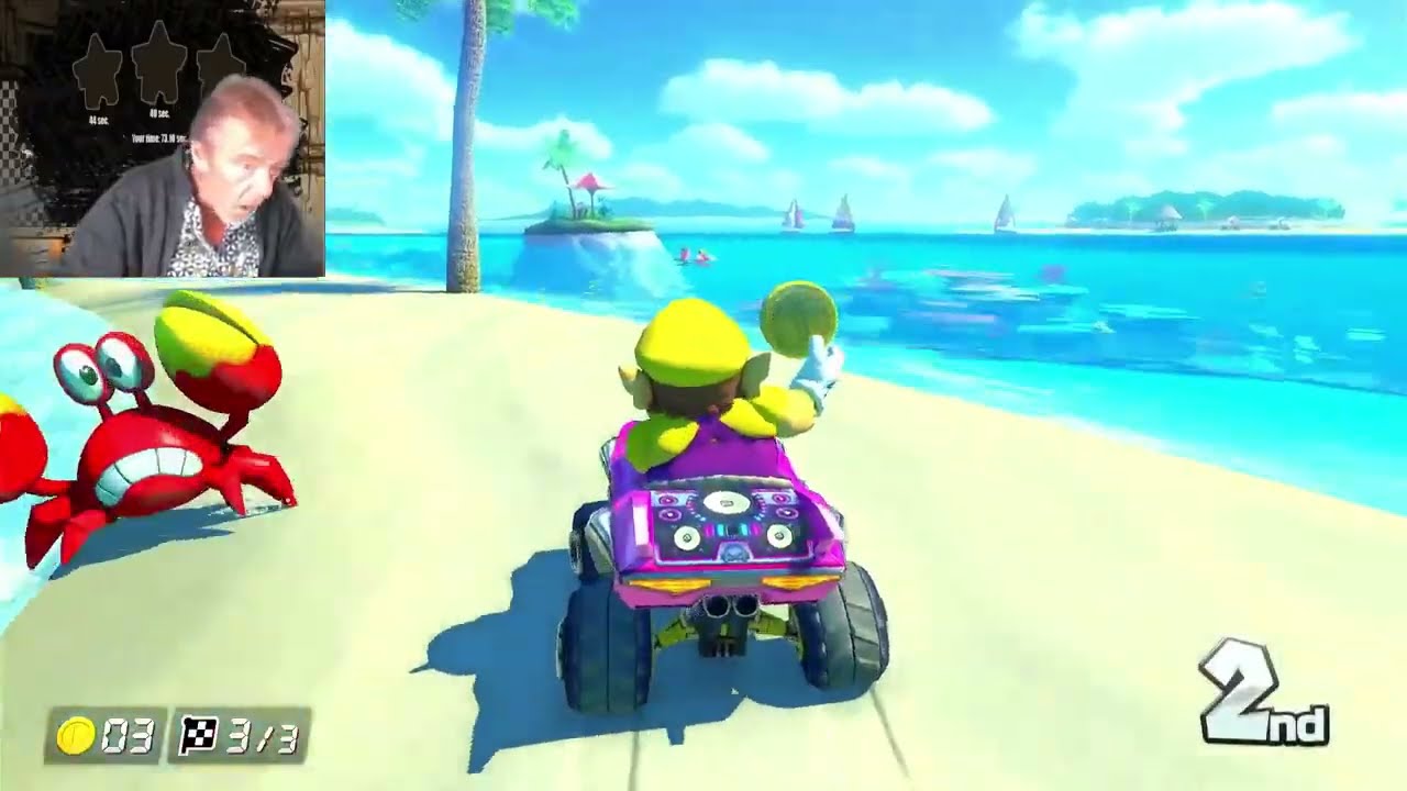 Mario Kart ~ Cheep Cheep Beach ~ Wario ~ Shell Cup DS 1080p