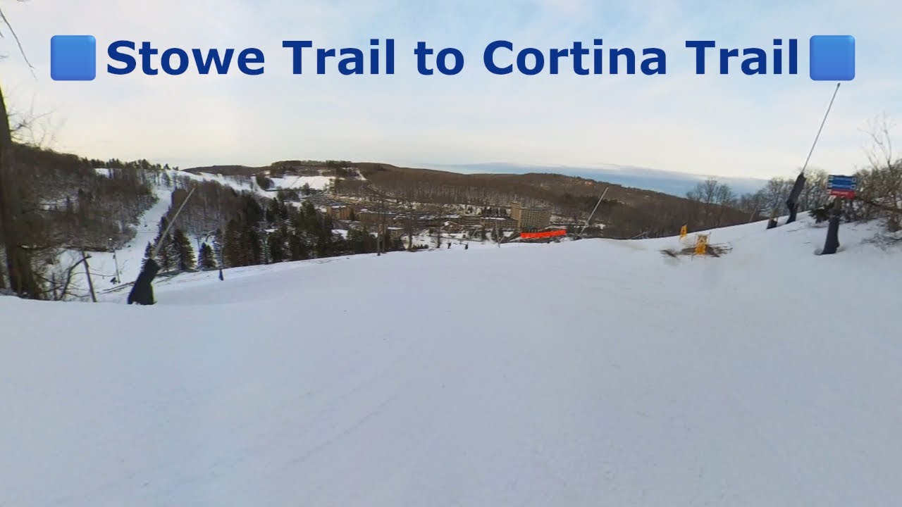 Seven Springs | Stowe Trail 🟦 to Cortina Trail 🟦 [360°]