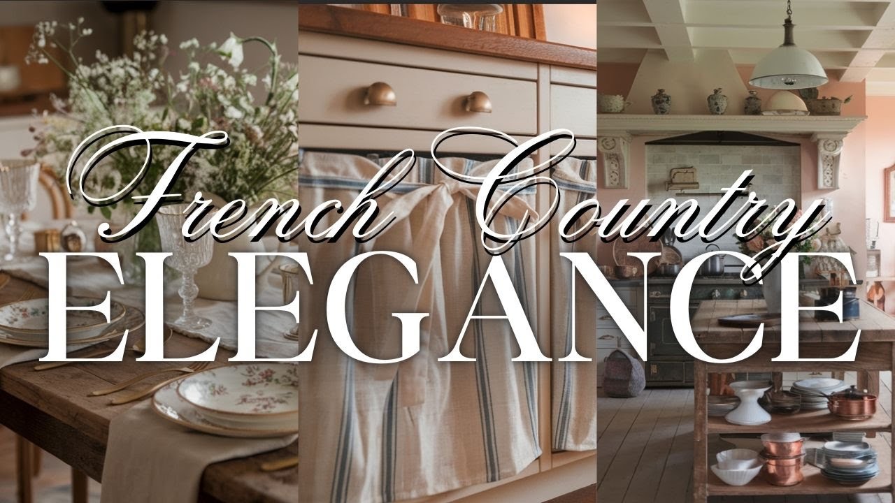 French Country Kitchen Makeover! Cozy & Elegant Spring Decor Ideas!