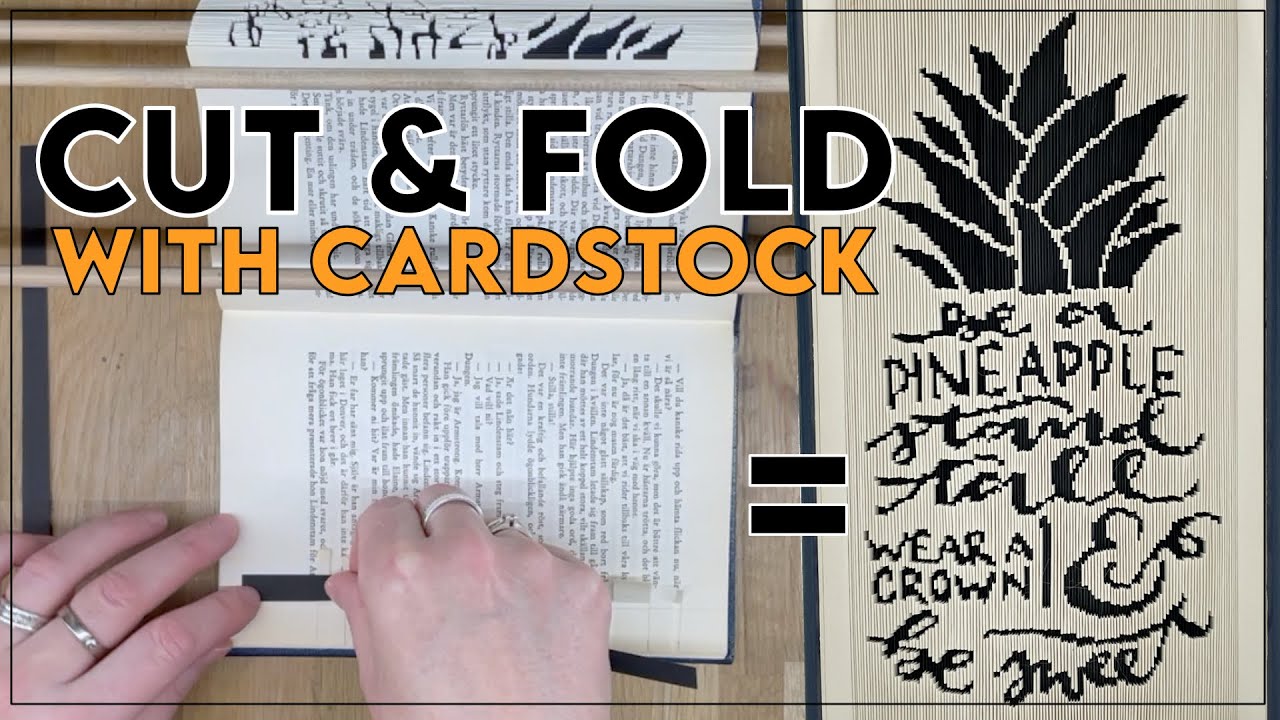 Cut & Fold with cardstock / MMCF / Card stock / Bookfolding