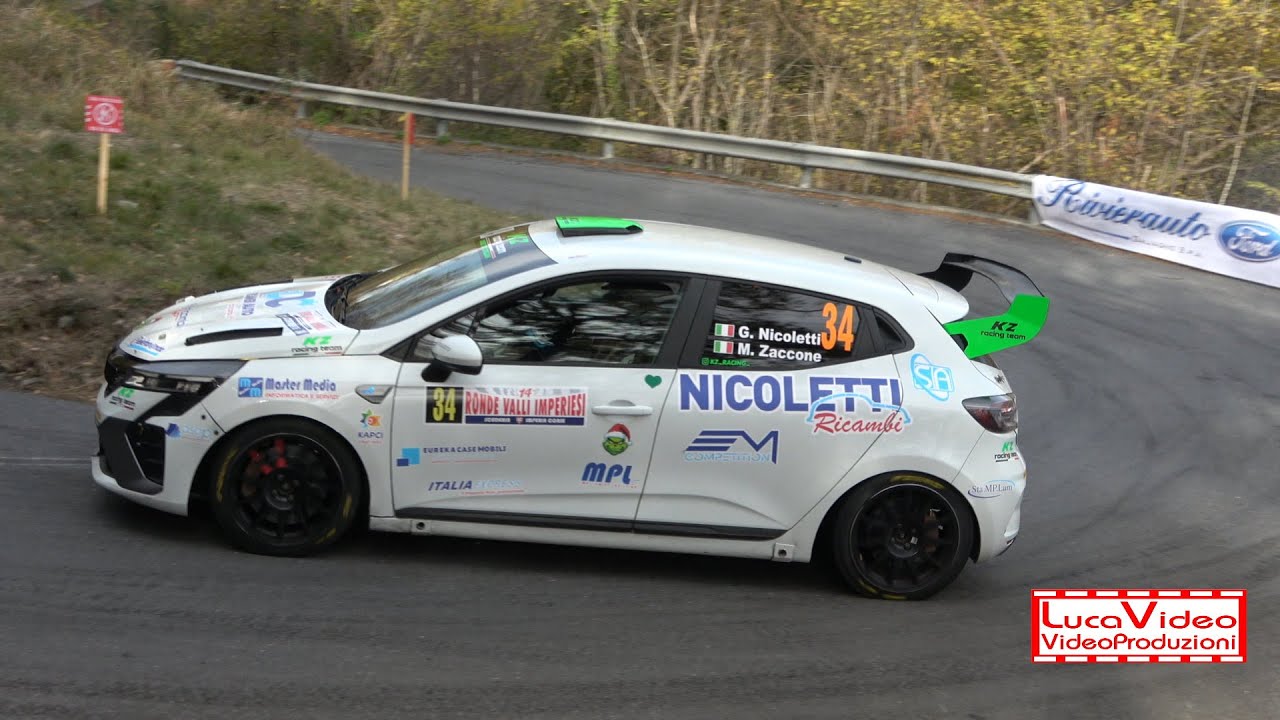 14° Ronde Valli Imperiesi 2025 Nicoletti-Zaccone Clio Rally3 - Passaggi esterni