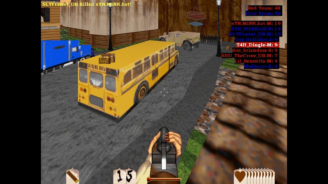 Outlaws Multiplayer - LucasArts Game - DM at NukeTown