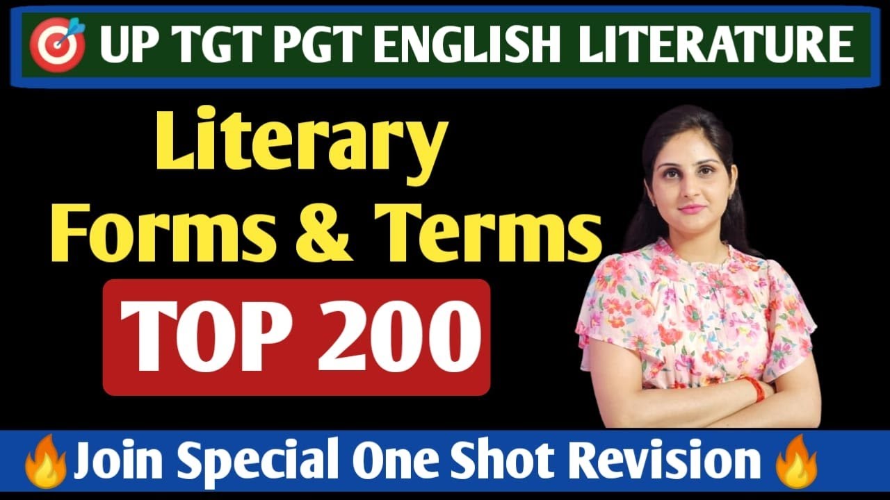 🔴TOP 200 MCQS || LITERARY TERMS AND FORMS || ENGLISH LITERATURE || JOIN ME LIVE 6PM