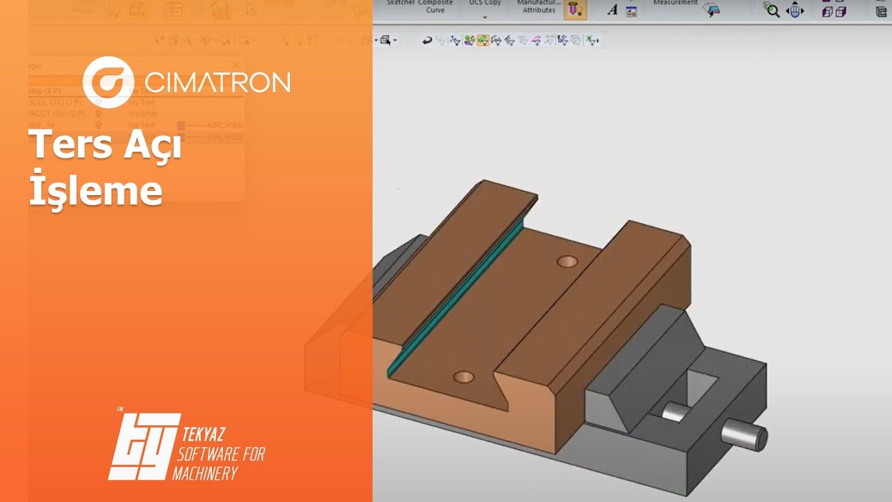 Cimatron Ters Açı İşleme