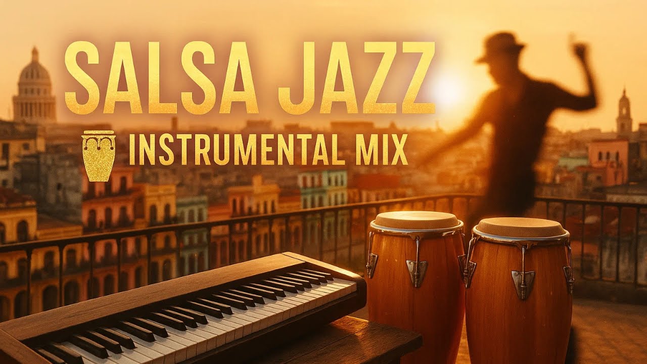 Salsa Jazz Instrumental Mix 🎹🔥 Cuban Salsa Grooves for Dancing, Happy Vibes & Background Rhythm