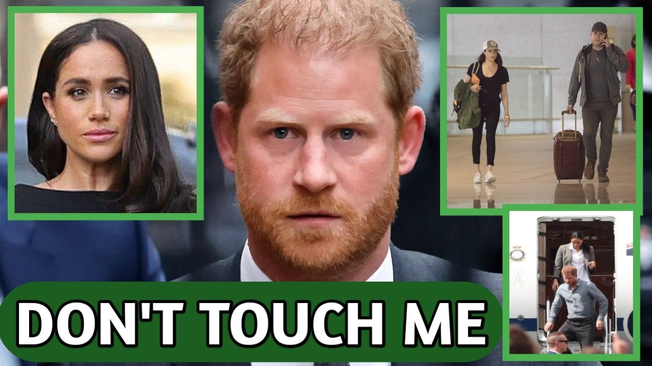Hidden Footage! Harry & Meghan Display a Clumsy Airport Moment After Jordan Tour: Don't Touch Me