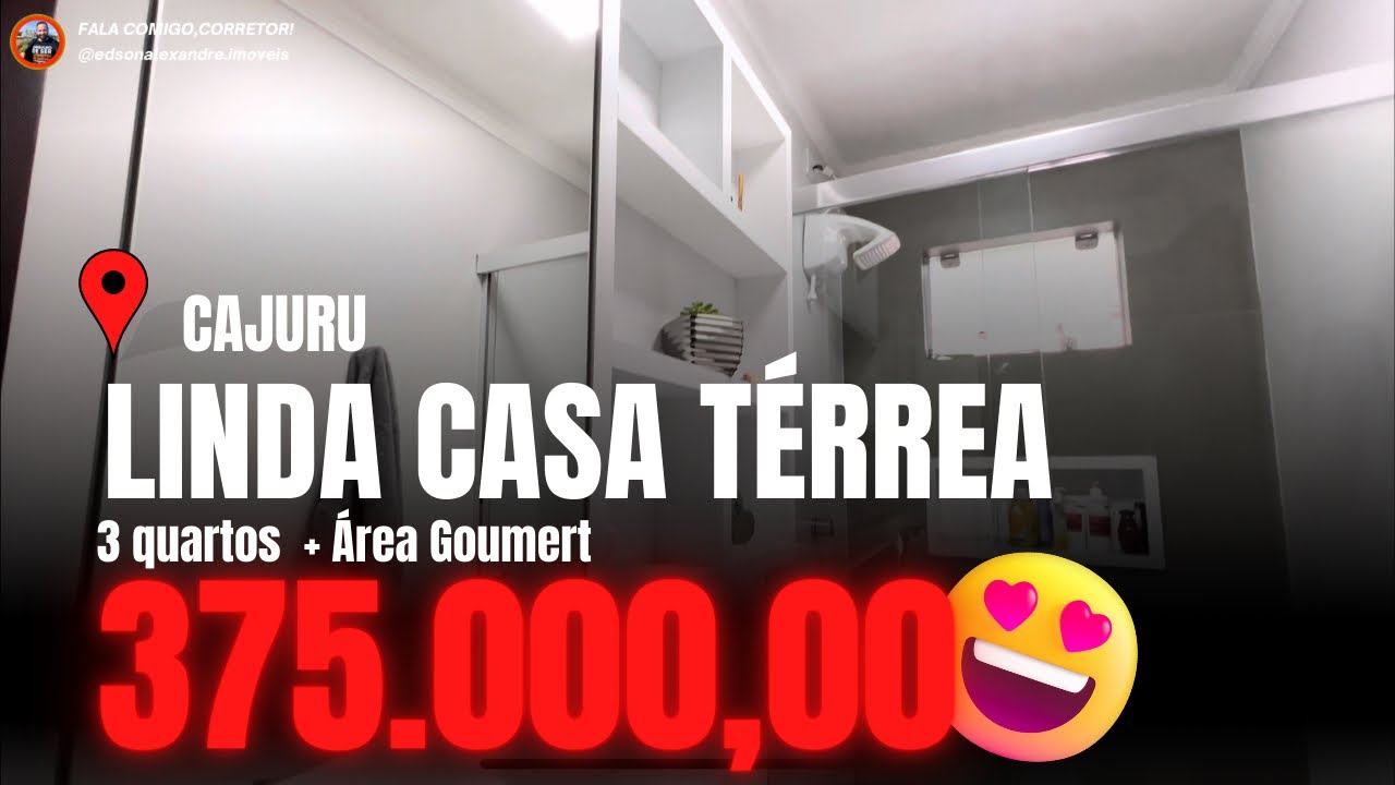 (( novo valor ))) Casa 🏡 de 3 quartos em Curitiba no bairro cajuru 🤩