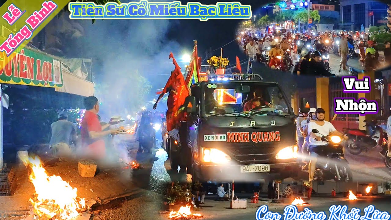 Người dân Bạc Liêu đưa tiễn đoàn tống binh Tiên Sư Cổ Miếu lúc 5h sáng