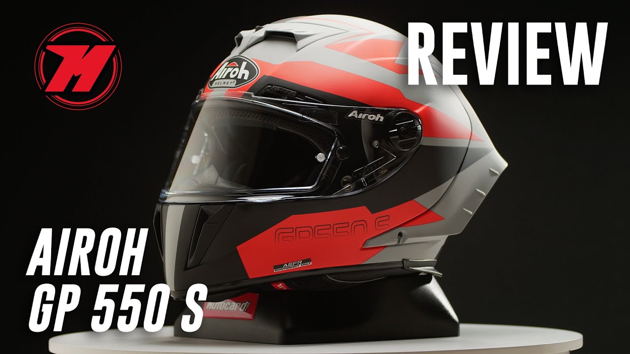 REVIEW casco de moto deportivo AIROH GP550 S, el mejor por menos de 400€ 🤩🔝