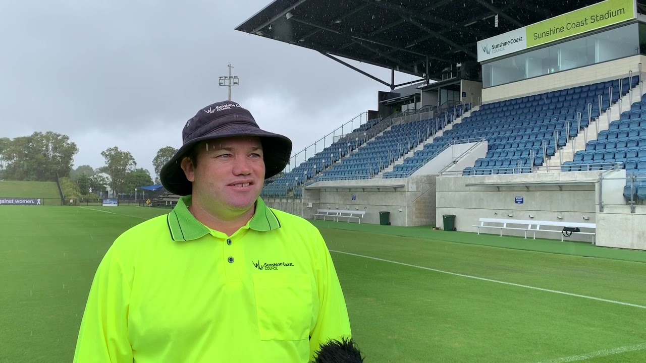 Sunshine Coast Stadium preparations