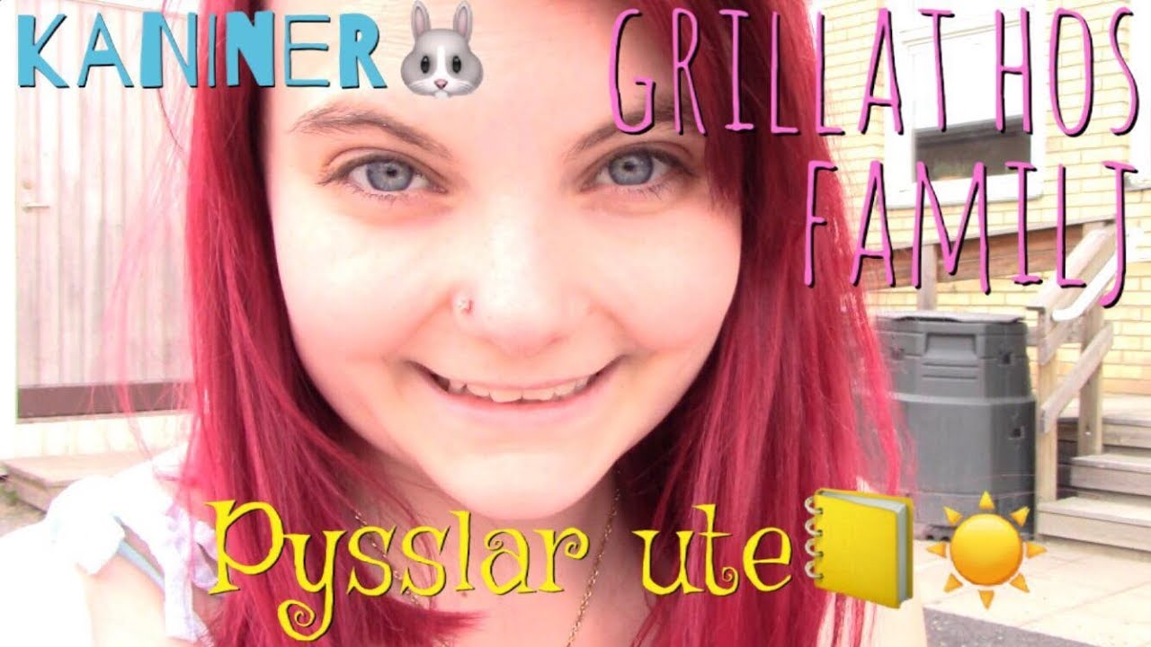 VLOGG ♥️ mysig dag | pyssel, grillat & kaniner