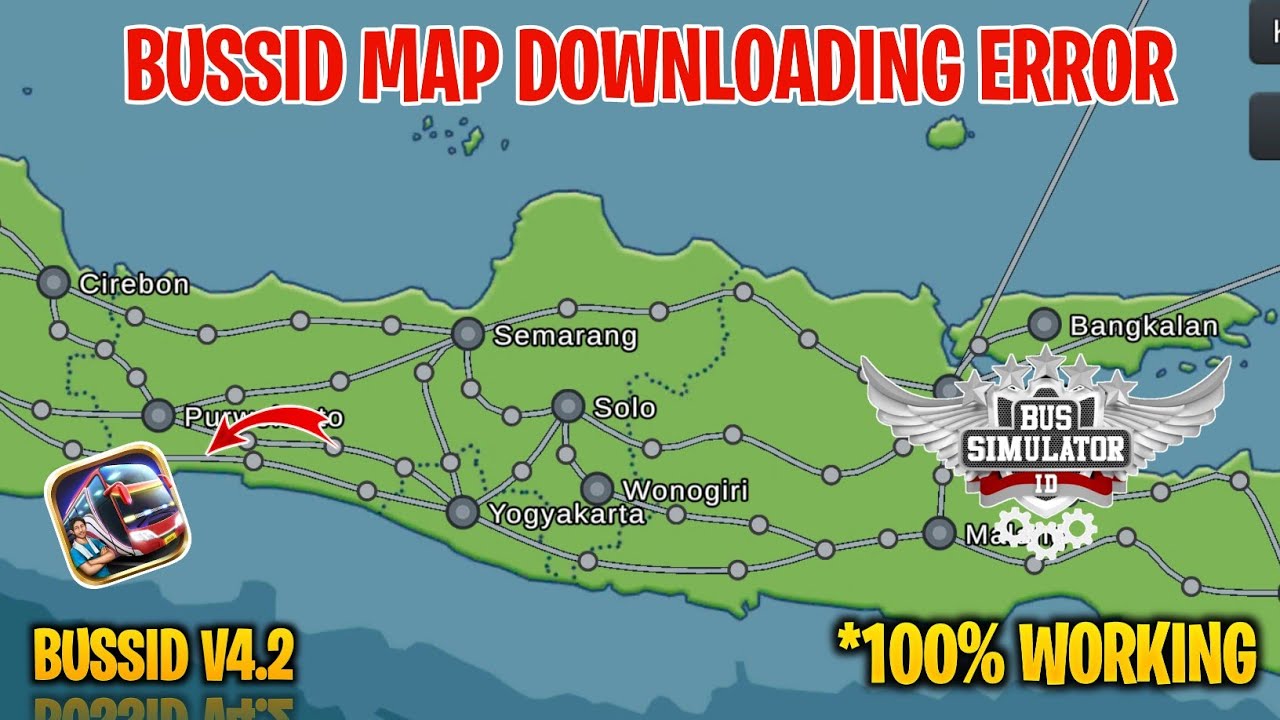 How To Download Map In Bus Simulator Indonesia | Fix Map Download Problem In Bussid #map #bussid