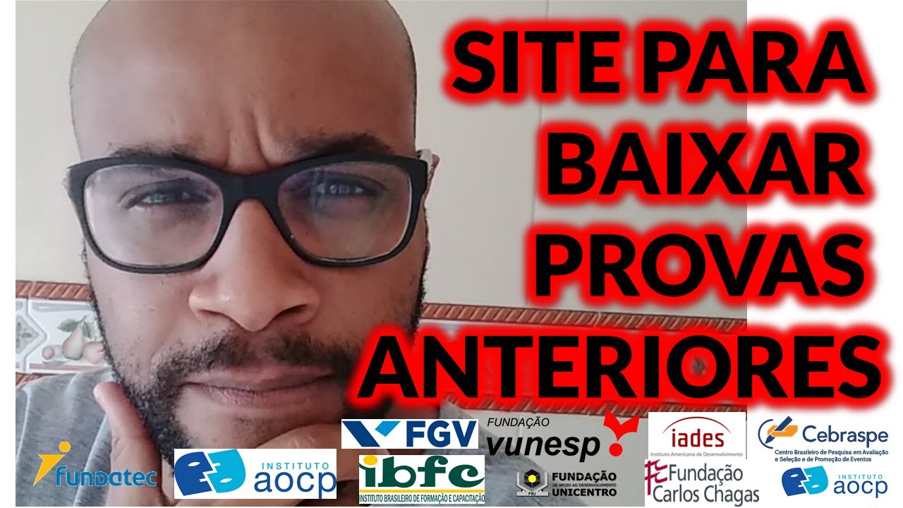 Onde baixar provas de concursos anteriores Como baixar provas de concursos p&uacute;blicos