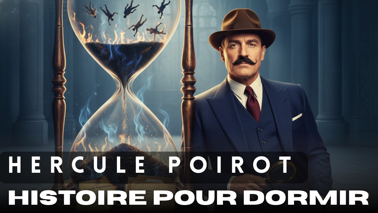 Hercule Poirot | 3H00 | Le Sablier aux Âmes Volées | Voix homme | Histoire pour dormir 🌙