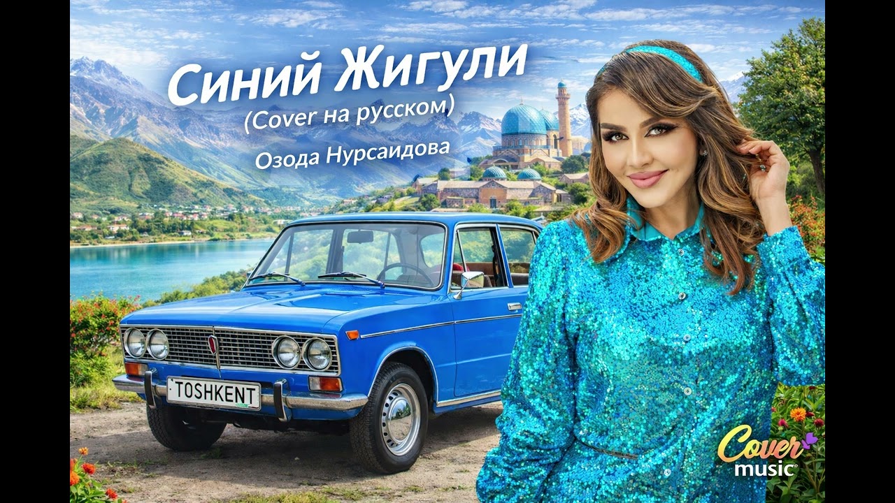Синий жигули / Кок жигули | Ozoda | Cover | Русская версия