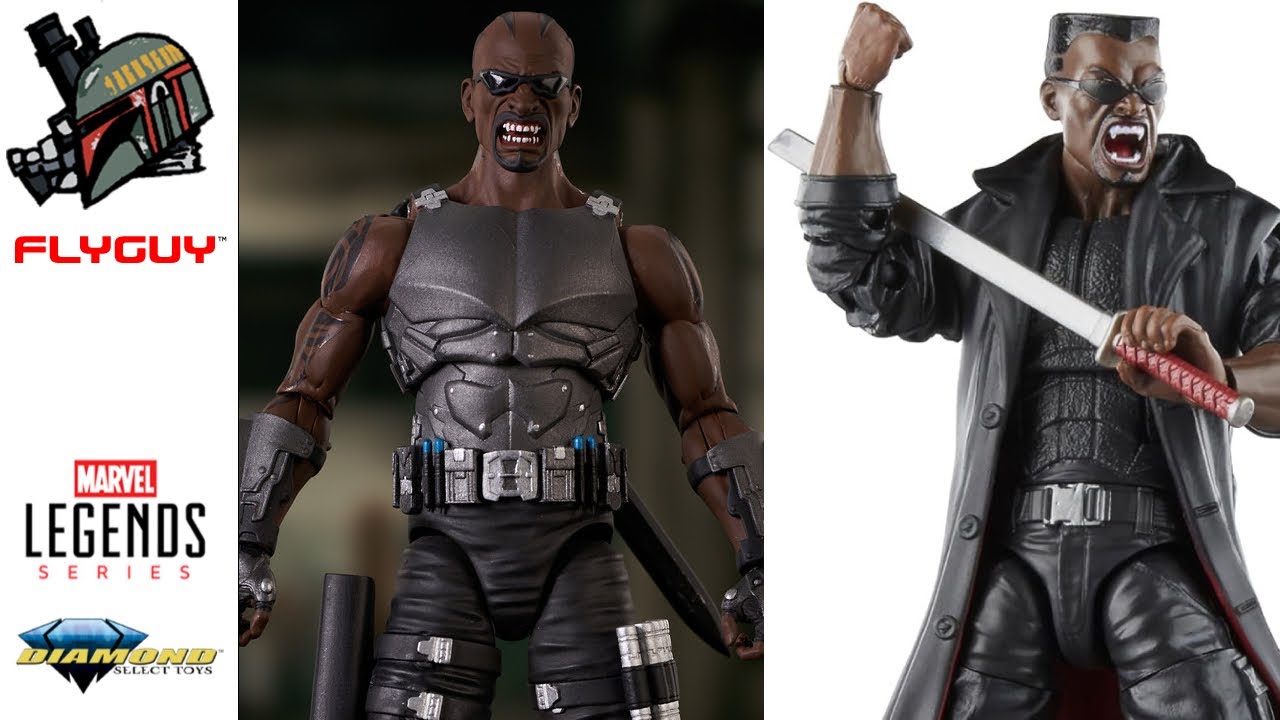 Обзор фигурки Marvel Blade & Diamond Select из серии Marvel Legends Hasbro FLYGUYtoys