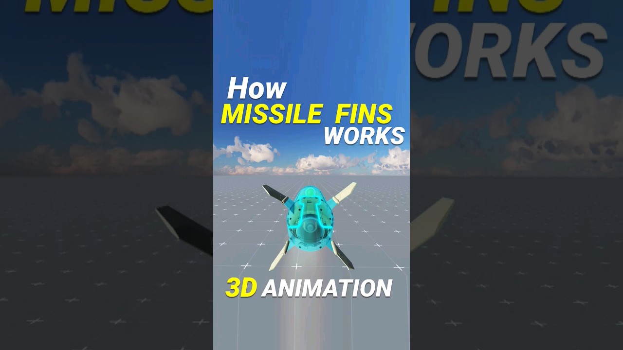 How Missile Fins Works #missile #3D #usa